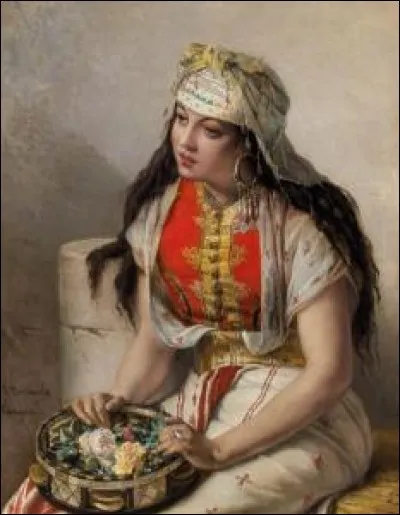 Qui a peint "Jeune marocaine aux roses" ?