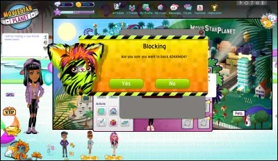 Peux-tu signaler une personne si elle a été méchante ou autre ?