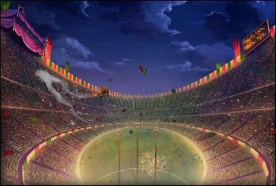 Quelle est la différence entre le film et le livre par rapport aux places du match de quidditch ?