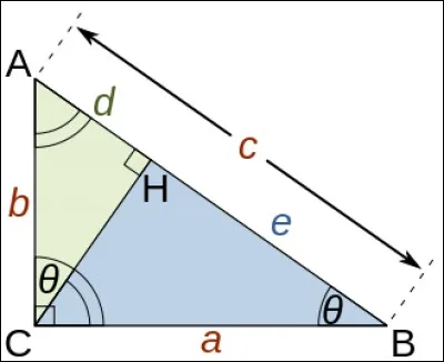 Le Triangle - Sur un triangle rectangle, comment nomme-t-on le côté opposé à l'angle droit ?