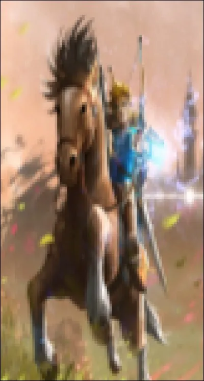 Comment s'appelle la jument du héros ?