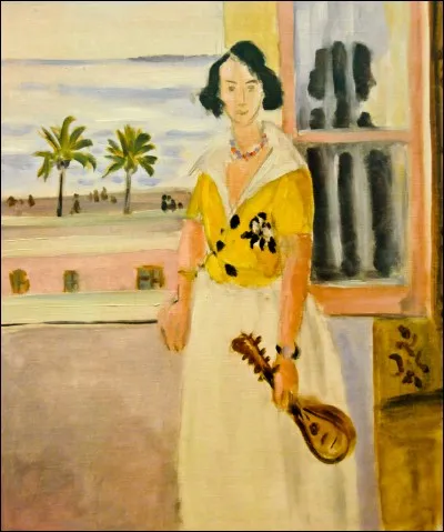 Qui a peint "Femme à la mandoline" ?