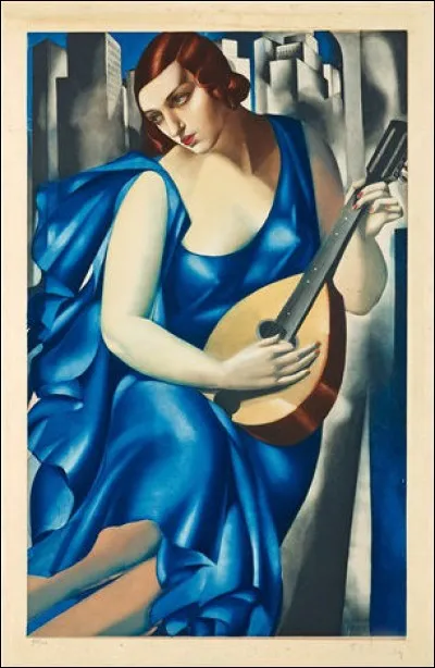 Qui a peint "fille à la mandoline" ?