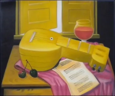 Qui a peint "Nature morte à la mandoline" ?