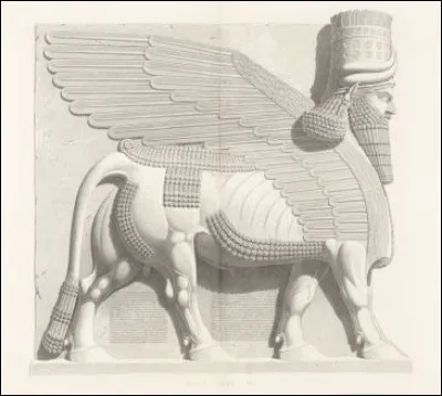 On associe une tête humaine, des oreilles, un corps de taureau et les ailes d'un oiseau. Quelle est la fonction de cette spectaculaire sculpture assyrienne pesant quelques dizaines de tonnes ?