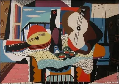 Qui a peint "Mandoline et guitare" ?