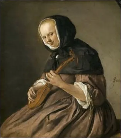 Qui a représenté cette femme à la mandoline ?