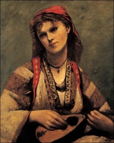 Qui a peint "La bohémienne à la mandoline" ?