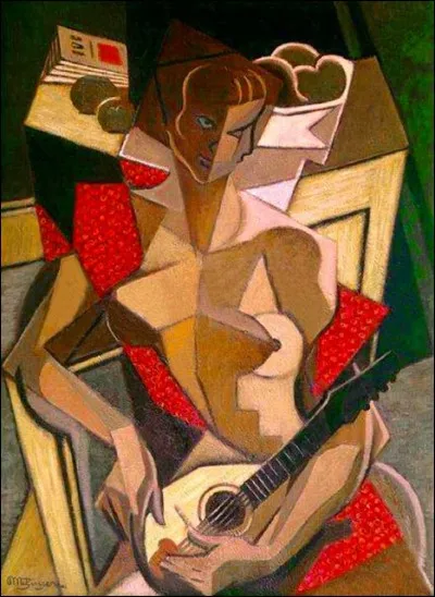 Qui a réalisé "Femme avec une mandoline" ?