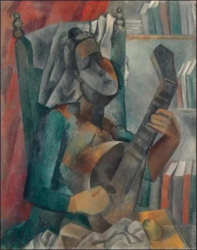 Qui a peint "Jeune fille à la mandoline" ?