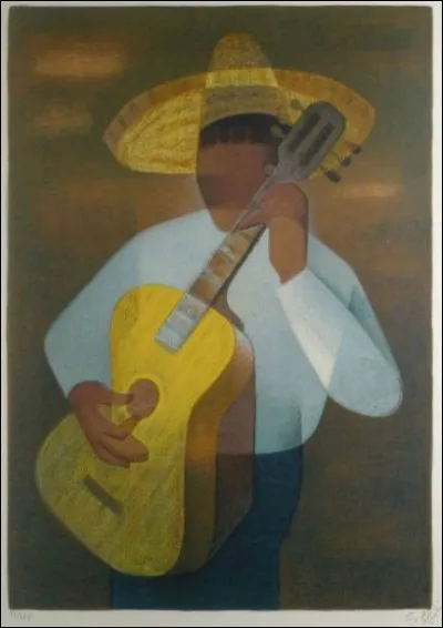 Qui a peint "Le guitariste" ?