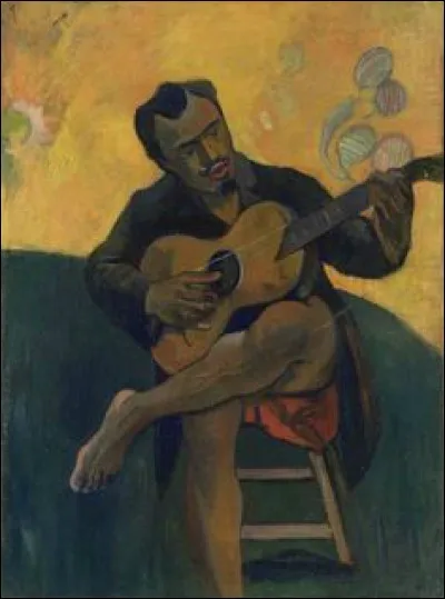 Qui a peint "Le joueur de guitare" ?
