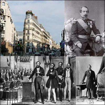 Allons « rue du Quatre Septembre » !
Le nom de cette rue commémore la date de la proclamation de la IIIe République. Bien sûr, auparavant elle portait un autre nom qui commémore la date d'un autre événement.
Quel était le nom de cette rue ?