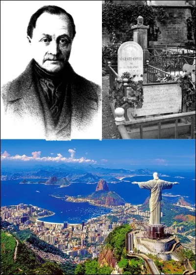 Allons au « 16 rue de la Banque » !
C'est le lieu où le philosophe Auguste Comte (père de la philosophie positive) enseigna l'astronomie. Il est décédé en 1857. Sur sa tombe, on peut lire sa devise « L'Amour pour principe, l'Ordre pour base, le Progrès pour but ». Cette citation a inspiré la devise d'un pays.
Quel est ce pays ?