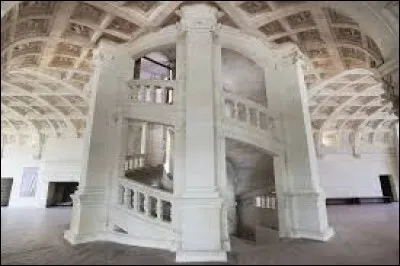 Dans quel château se trouve ce fascinant escalier ?