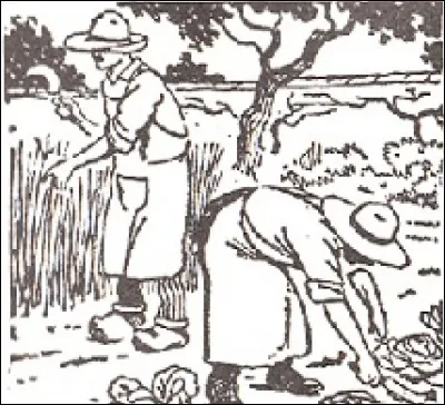 Ils se servent d'une serpette. Qui sont-ils ?