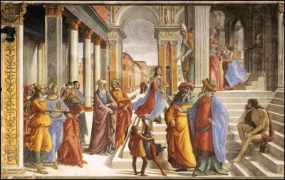 Qui est l'auteur de cette fresque de la chapelle Tornabuoni