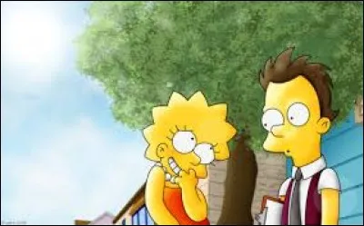 Dans le film des Simpson, de qui Lisa est-elle tombée amoureuse ?
