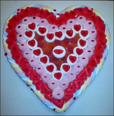 Avec quoi est réalisé ce joli coeur ?