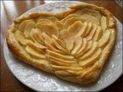 Pour faire cette tarte, j'ai utilisé des fruits nommés "Calville" :