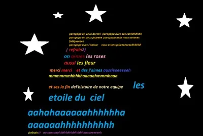 Quelle est la chanson qu'elles ont imaginée ?
