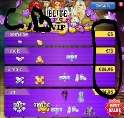 Être VIP, est-ce gratuit ?