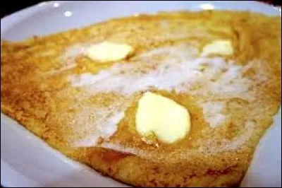 Voici une crêpe...