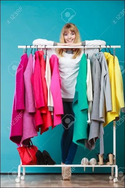 Tu t'habilles pour aller au travail, comme tous les jours. Que mets-tu ? (imagine que tu es une fille)...