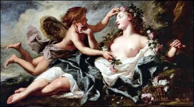 Qui Zéphir eut-il pour maîtresse, dans la mythologie romaine ?