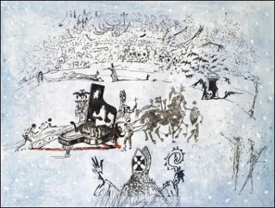 Qui a peint "le piano sous la neige" ?