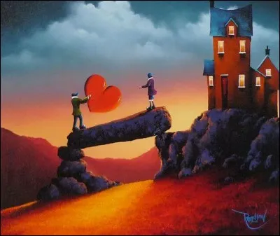 Quand elle tombe, elle inspire Isaac et à la fête foraine, elle est d'amour. De qui parle-t-on ?