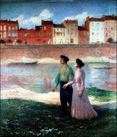 Qui a représenté "Les amoureux sur les bords de la Garonne" ?