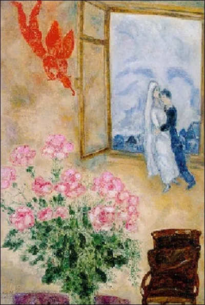 Qui a représenté "Les fiancés à l'ange rouge" ?