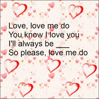 Compl&eacute;tez ces paroles.