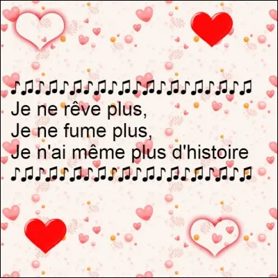 Qu'arrive-t-il &agrave; l'artiste interpr&eacute;tant cette chanson ?