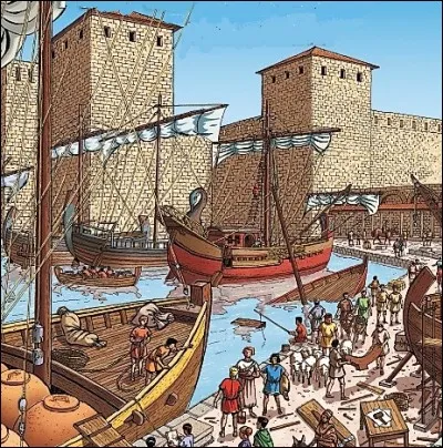 Où ils avaient pris terre, une cité importante s'éleva bientôt : quelle est-elle ?