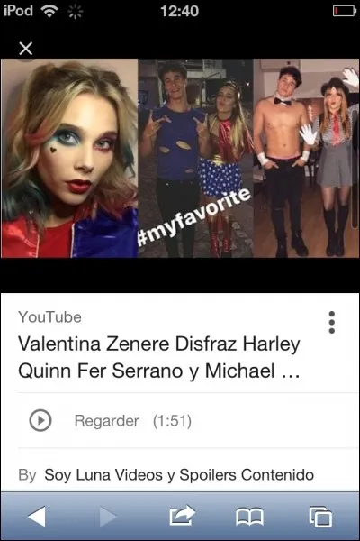 Quelle chanson chante-t-il en solo dans "Soy Luna" ?