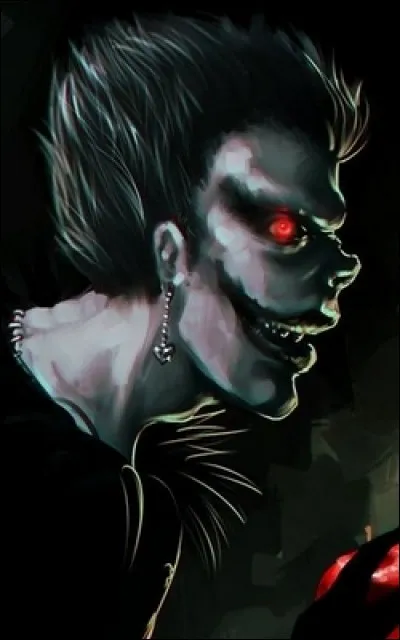 Ses yeux rouges lui permettent de connaître le nom et la durée de vie de la personne qu'il regarde. Il s'agit de :