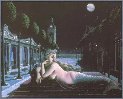 Qui a peint "Sirène à la pleine lune" ?