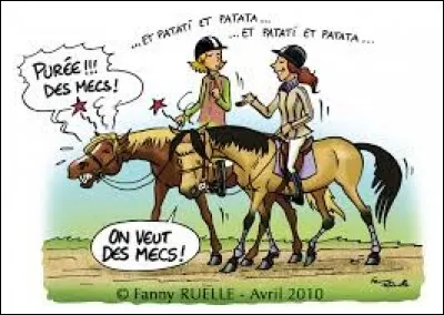 À Raton, dans quelle tenue les femmes n'ont-elles pas le droit de faire du cheval ?