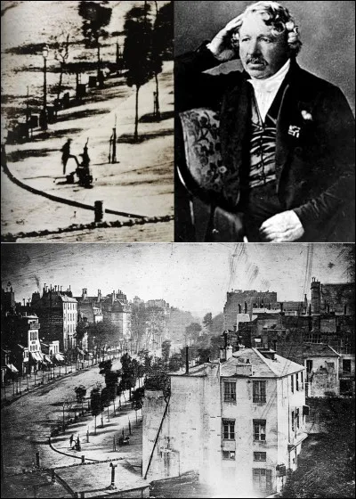 Allons « Boulevard du Temple » !
Ce boulevard est connu pour avoir été le site d'une première. Il a fallu 10 minutes pour réaliser cette première. L'objet qui a permis cette première n'est plus utilisé sous cette forme ! Cela se passait en 1838 !
Quelle est cette création ?