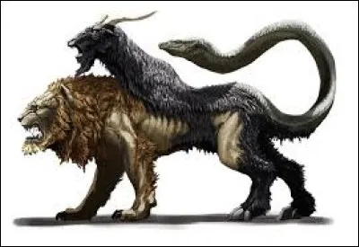 Dans la mythologie grecque, quelle est cette créature ayant la partie antérieure du corps identique à celle d'un lion ?
