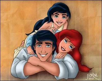 Comment s'appelle la fille d'Ariel et Eric ?