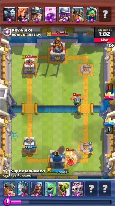 Combien de points de vie a la tour de roi, niveau 9 ?