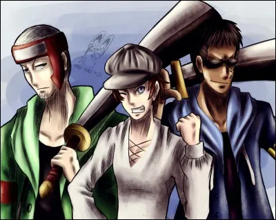 Comment s'appellent les deux collègues chasseurs de prime de Zoro ?