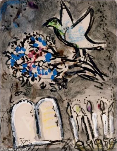 Qui a peint "La colombe aux fleurs" ?