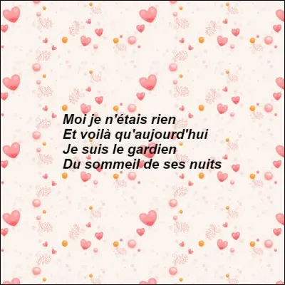 Quelle est cette chanson ?