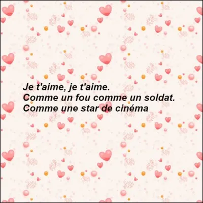 Quelle chanteuse nous fit, la première, faire connaissance avec ces paroles ?