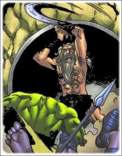 Qui est ce fils de Gaïa émasculant son père avec une faucille mystique offerte par sa mère afin de se venger ?