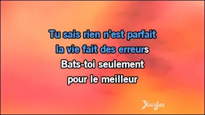 Soprano a-t-il chanté "Rien n'est parfait" ?